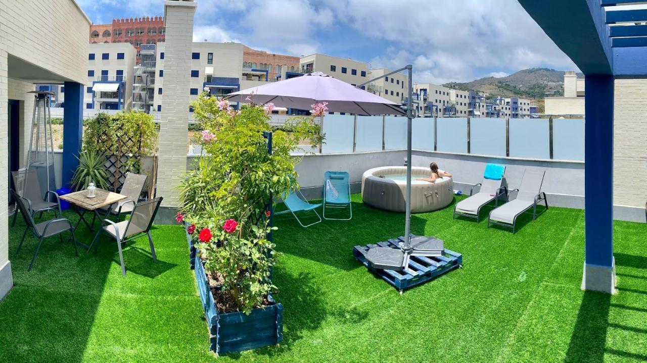 Atico 90M De Terraza, Jacuzzi Privado Y Cargador De Coche Electrico En Cabria, Almunecar Ngoại thất bức ảnh